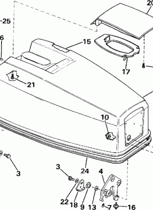 ENGINE COVER - EVINRUDE