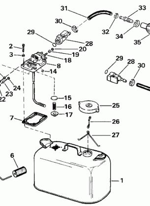 FUEL TANK WITH GAUGE