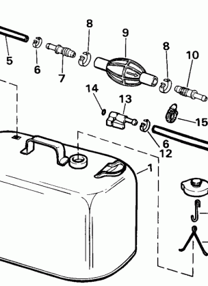 FUEL TANK WITHOUT GAUGE