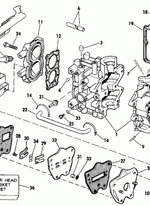 CYLINDER CRANKCASE & INTAKE MANIFOLD