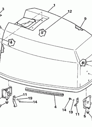 ENGINE COVER - JOHNSON