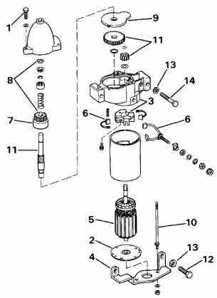 ELECTRIC STARTER BOSCH MODELS 47690-29-M030SM