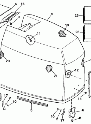 ENGINE COVER - JOHNSON