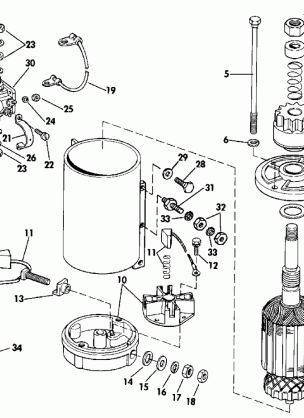 ELECTRIC STARTER & SOLENOID AMERICAN BOSCH 08142-23-MO30SM