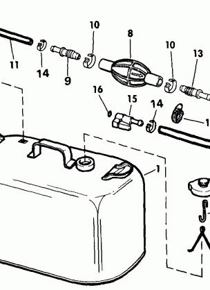 FUEL TANK WITHOUT GAUGE