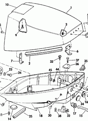 ENGINE COVER - EVINRUDE