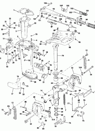 MIDSECTION - ROPE START AND TILLER ELECTRIC