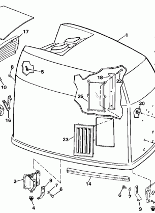 ENGINE COVER - JOHNSON - 200STL