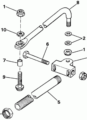 DUAL CABLE STEERING CONNECTOR KIT - PARALLEL ENTRY - 200STL