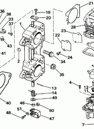 CARBURETOR AND LINKAGE