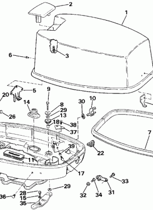 ENGINE COVER - EVINRUDE