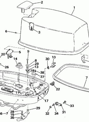 ENGINE COVER - JOHNSON