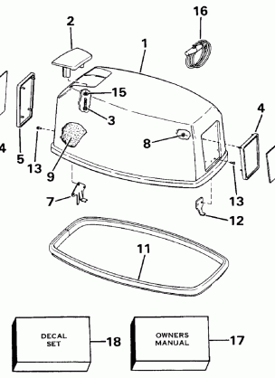 ENGINE COVER - EVINRUDE