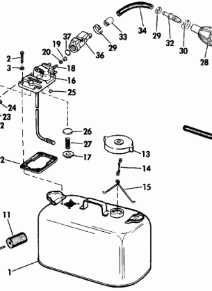 FUEL TANK WITH GAUGE