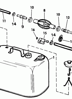 FUEL TANK WITHOUT GAUGE