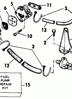 FUEL PUMP - BRH MODELS ONLY