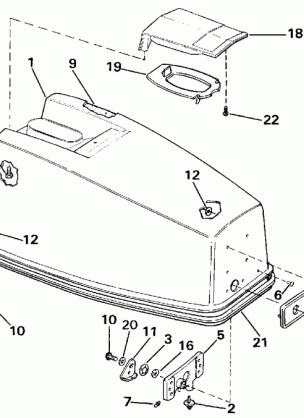 ENGINE COVER - JOHNSON