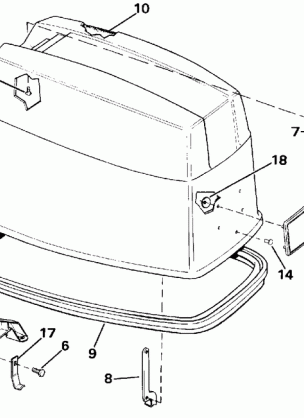 ENGINE COVER - JOHNSON