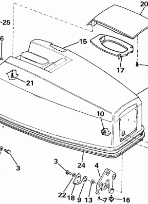 ENGINE COVER - EVINRUDE