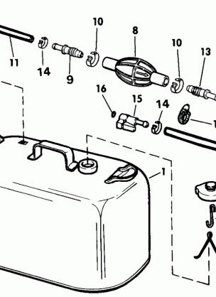 FUEL TANK WITHOUT GAUGE