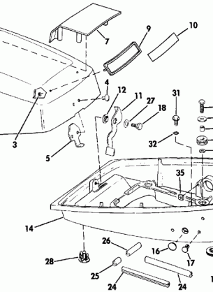 ENGINE COVER - JOHNSON