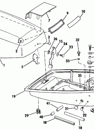 ENGINE COVER - EVINRUDE