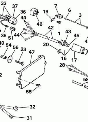 POWER TRIM / TILT ELECTRICAL - ALL MODELS EXCEPT 110TLCDF