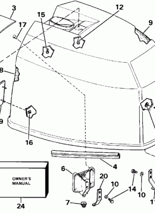 ENGINE COVER - JOHNSON