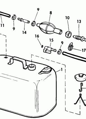 FUEL TANK WITHOUT GAUGE