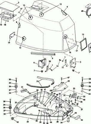 ENGINE COVER - EVINRUDE