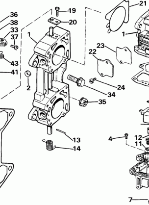 CARBURETOR AND LINKAGE