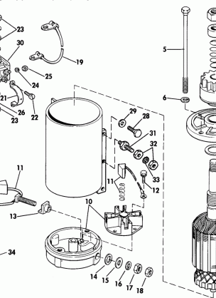 ELECTRIC STARTER & SOLENOID AMERICAN BOSCH 08142-23-MO30SM