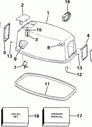 ENGINE COVER - EVINRUDE