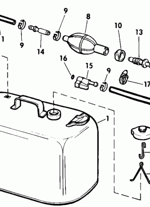 FUEL TANK WITHOUT GAUGE