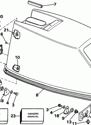 ENGINE COVER - EVINRUDE