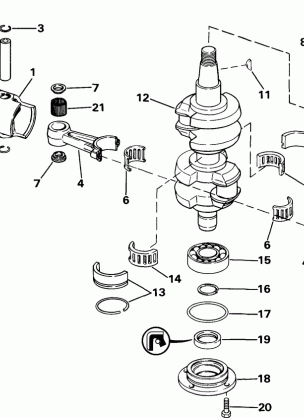 CRANKSHAFT & PISTON