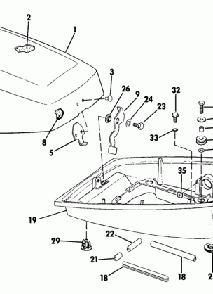 ENGINE COVER - EVINRUDE