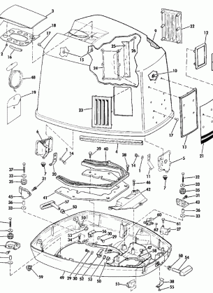 ENGINE COVER - EVINRUDE