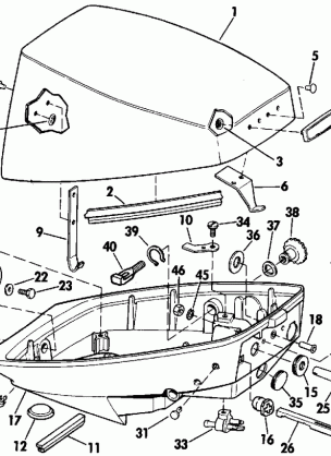 ENGINE COVER - EVINRUDE