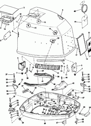 ENGINE COVER - EVINRUDE