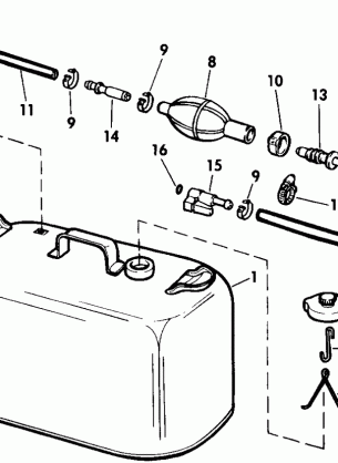 FUEL TANK WITHOUT GAUGE