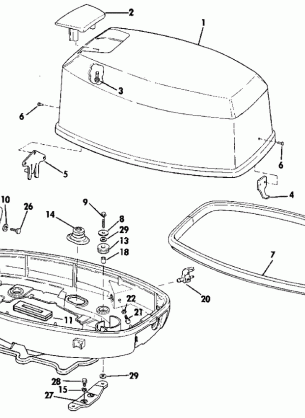 ENGINE COVER - EVINRUDE