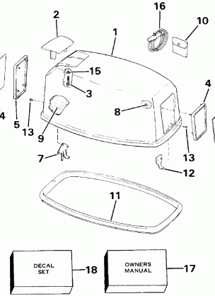 ENGINE COVER - EVINRUDE