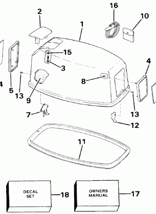 ENGINE COVER - EVINRUDE