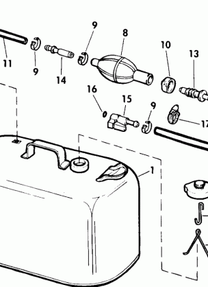 FUEL TANK WITHOUT GAUGE