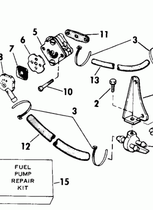 FUEL PUMP - BRH MODELS ONLY