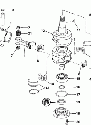 CRANKSHAFT & PISTON