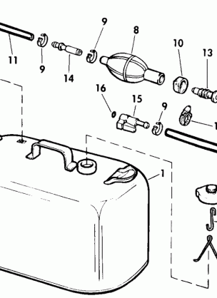 FUEL TANK WITHOUT GAUGE