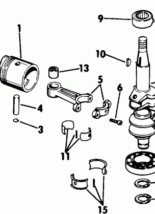 CRANKSHAFT & PISTON - 6 / 8