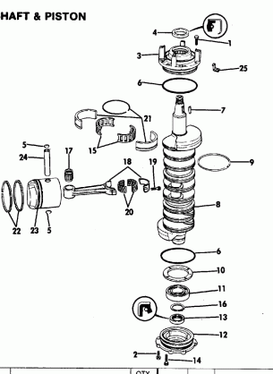 CRANKSHAFT & PISTON